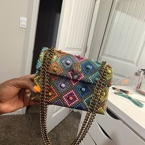 Multicolor Beaded Women Bag